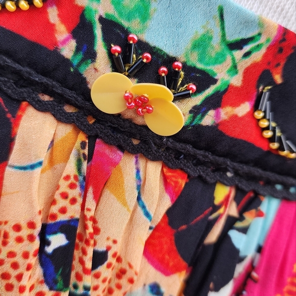 Anthropologie Bhanuni Jyoti Christia High low Maxi Skirt - Picture 9 of 16